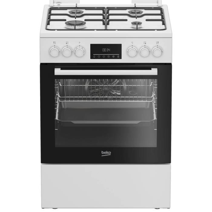 Beko FBM62320WDSN — газоэлектрическая плита с современным дизайном, купить онлайн с доставкой в Бишкеке