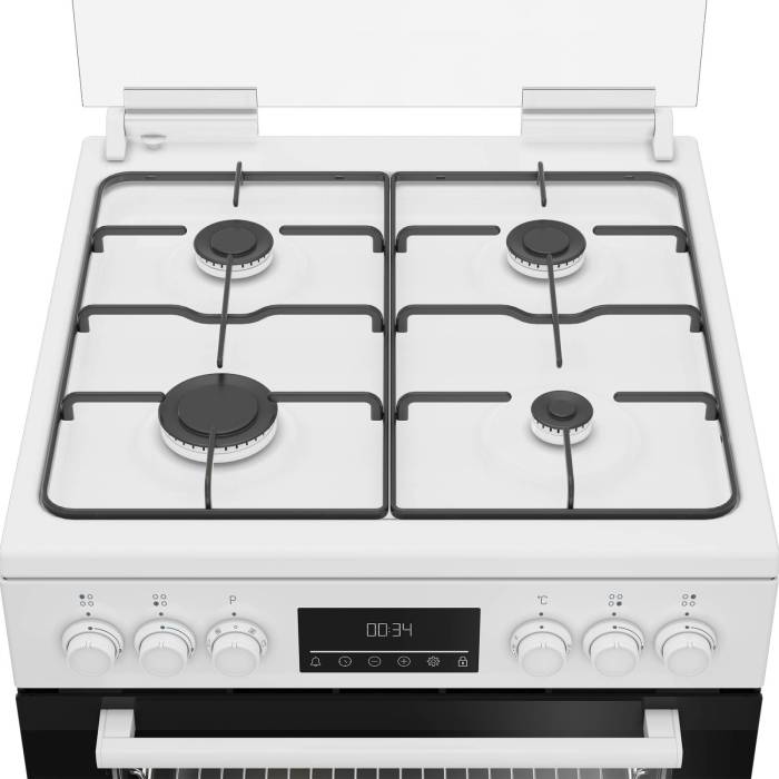 Beko FBM62320WDSN — эмалированные подставки под посуду устойчивы и легко очищаются после готовки