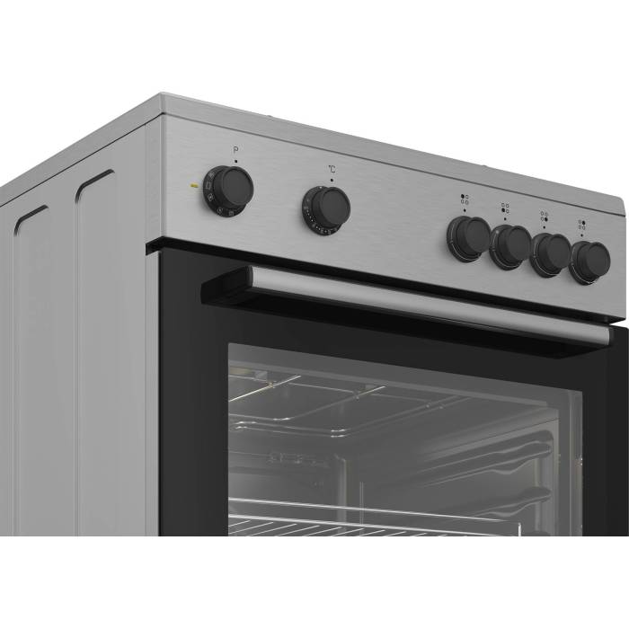 Электрическая плита Beko FBM6701X — SteamShine паровая очистка, эмаль внутри духовки ONBIR.KG