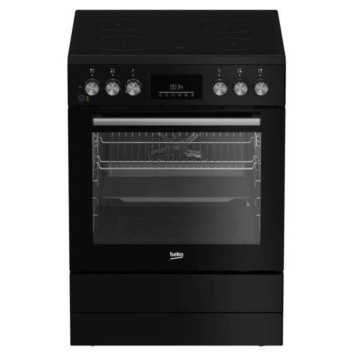 Электрическая плита Beko FBM6730SBCS — 60×60 см, чёрный дизайн, 72 л духовка ONBIR.KG