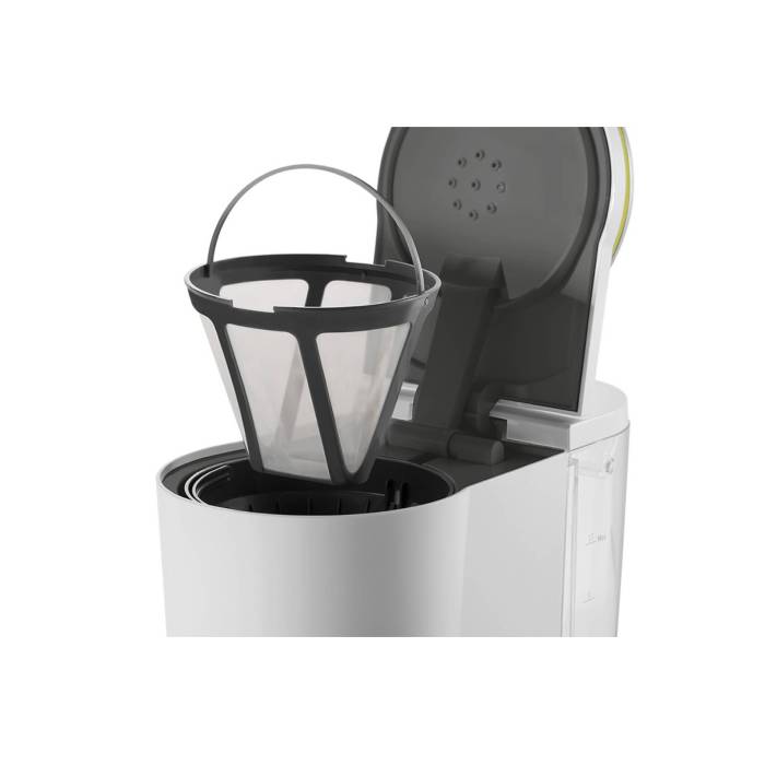 Beko FCM1321W — функция поддержания тепла сохраняет кофе горячим после приготовления ONBIR.KG