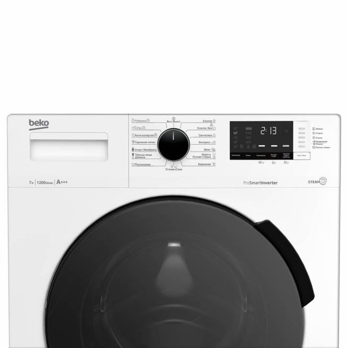 Стиральная машина Beko RSPE78612W с инверторным мотором ProSmart — тихая и энергоэффективная. Купить онлайн