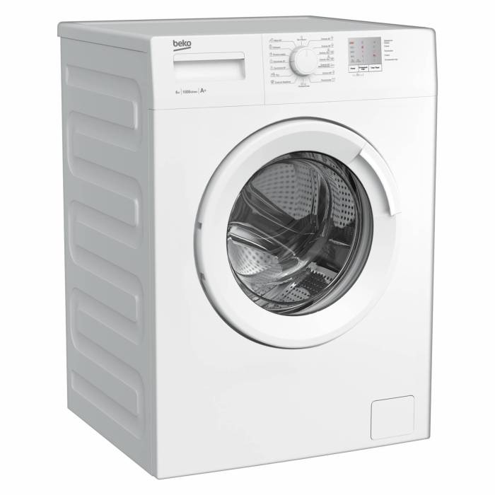 Beko WRE6511BWW — 15 программ стирки, LED-индикация, барабан из нержавеющей стали. Заказать онлайн по городу в Кыргызстане