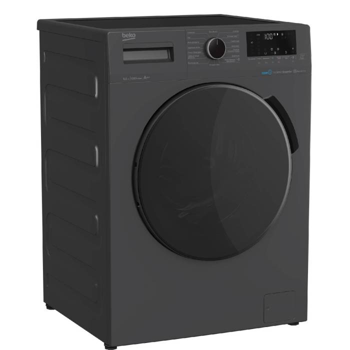 Beko WSPE6H616A стиральная машина — компактные габариты: высота 84 см, ширина 59.6 см, глубина 44 см ONBIR.KG