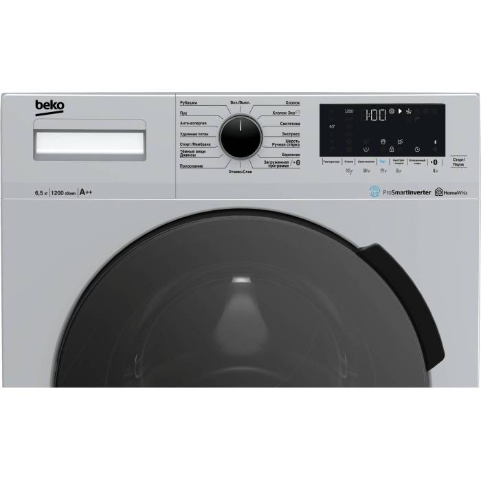 Beko WSPE6H616S стиральная машина — технология SteamCure и OptiSense для более эффективной и бережной стирки ONBIR.KG