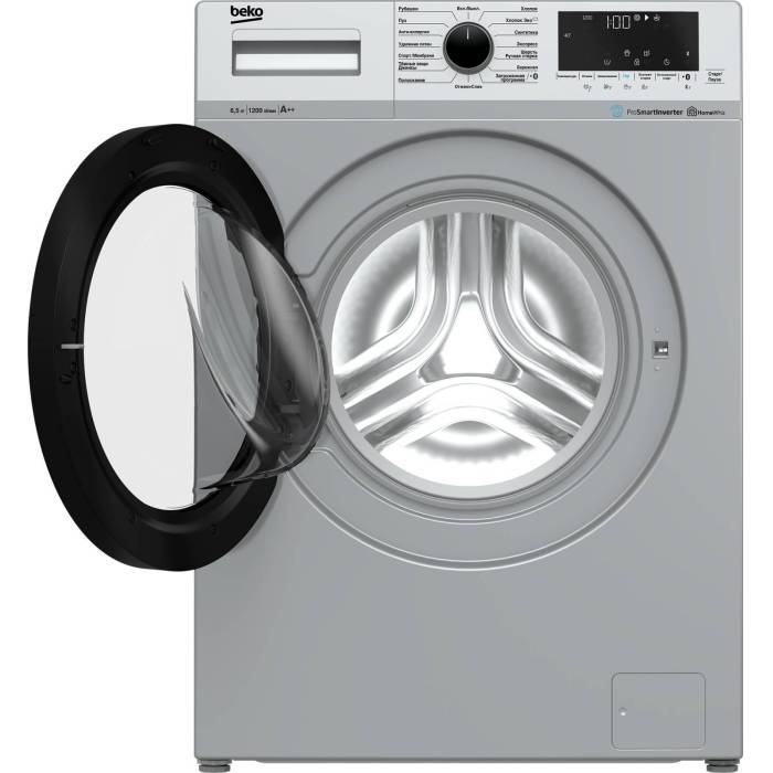 Стиральная машина Beko WSPE6H616S — 15 программ стирки, включая экспресс 14 минут, гигиеническую и пуховые изделия ONBIR.KG