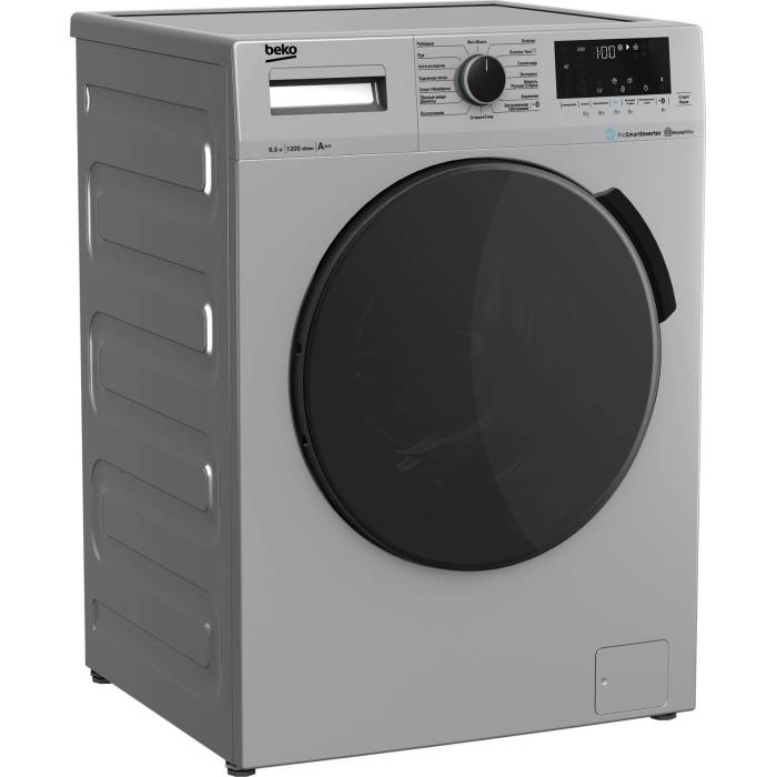 Beko WSPE6H616S стиральная машина — высота 84 см, ширина 60 см, глубина 44 см, подходит для ограниченного пространства ONBIR.KG