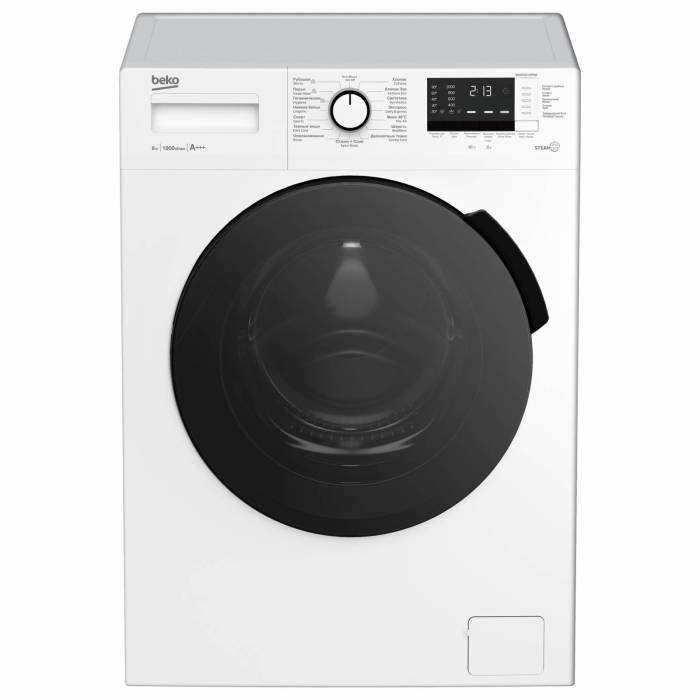 Стиральная машина Beko WSRE6512PRW с загрузкой 6 кг и классом энергоэффективности А+++. Заказать в Бишкеке с доставкой