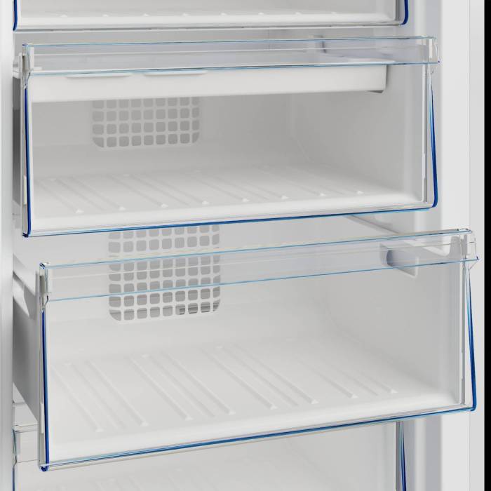 Вертикальный морозильник Beko B3RFNK312G — зона свежести 0–3°C для деликатного хранения ONBIR.KG