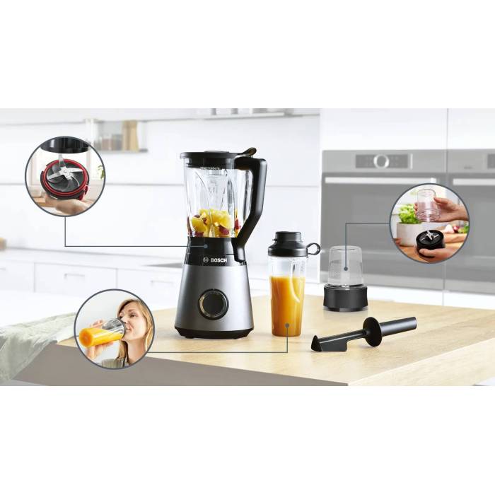 Блендер стационарный Bosch MMB6177S — Максимальная скорость вращения: 30 000 об/мин — Onbir.kg Бишкек, Кыргызстан