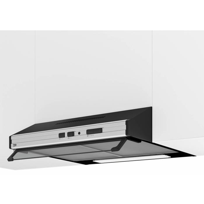 Beko CFB6433X — производительность до 380 м³/ч и 3 уровня мощности вентиляции ONBIR.KG