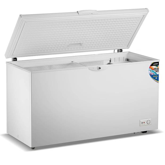 Морозильный ларь CHANGER BD-423 — объём 423 л, с четырьмя корзинками, замком и герметичной крышкой, заказать с доставкой в Бишкеке