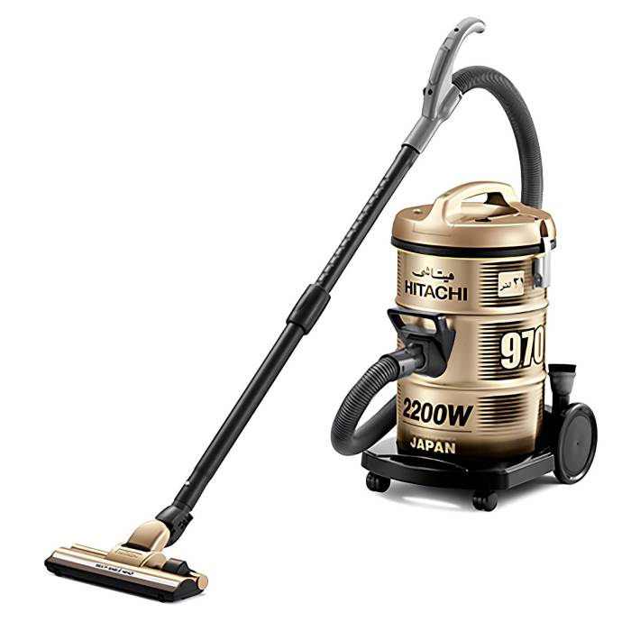 Пылесос Hitachi CV-970Y — с тканевым фильтром, функцией выдува и многоугольной головкой для очистки узких мест, заказать с доставкой 