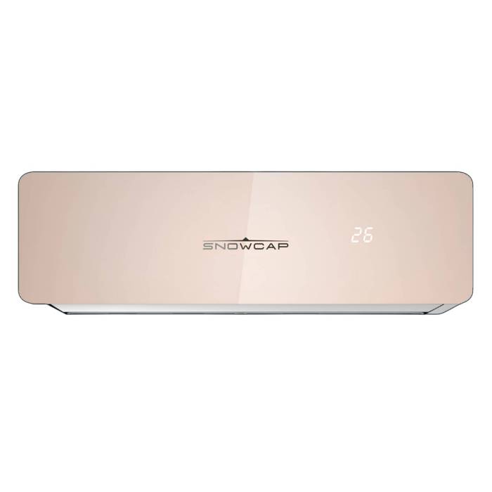 Кондиционер SNOWCAP AC07 MIR INVERTER — элегантный золотой дизайн, инверторный компрессор, обслуживаемая площадь до 21 м², заказать с установкой в Бишкеке