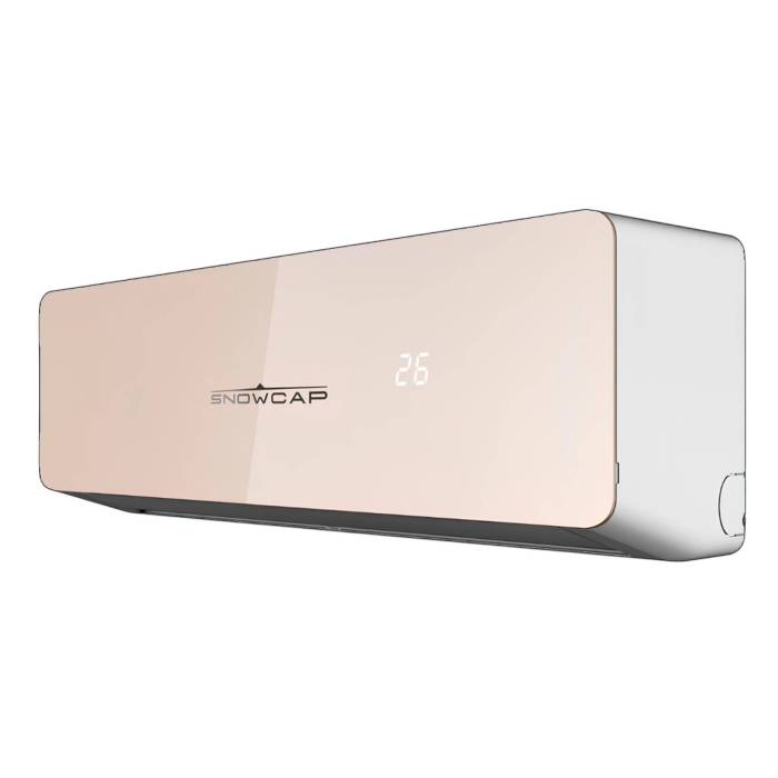 Кондиционер SNOWCAP AC24 MIR INVERTER — до 70 м², элегантный дизайн с зеркальной панелью и высокоэффективный компрессор, заказать с установкой
