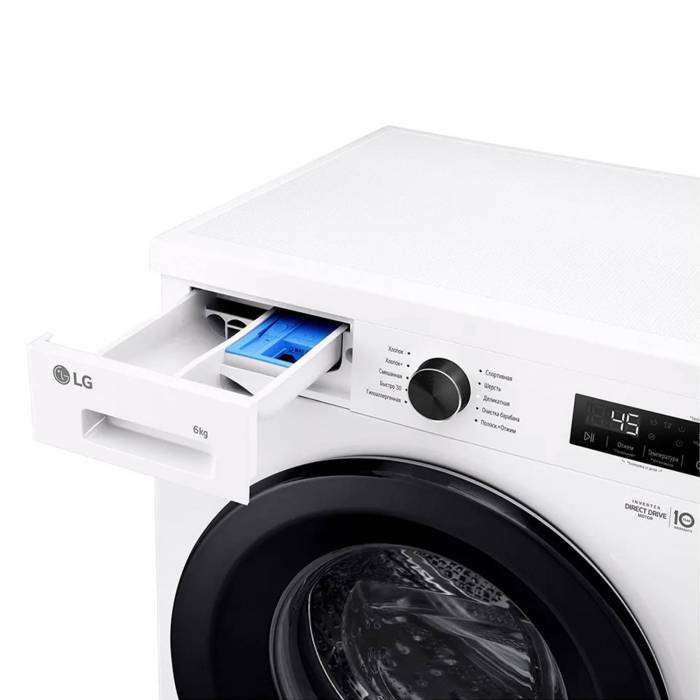 LG F2Y1NS6W — функция пара Steam™ и гипоаллергенная программа, заказать в Бишкеке