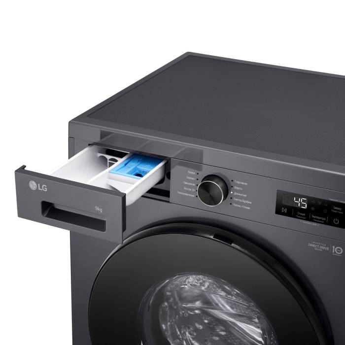 LG F2Y1VS5J — современная модель с прямым приводом и цифровым дисплеем, купить с доставкой по городу