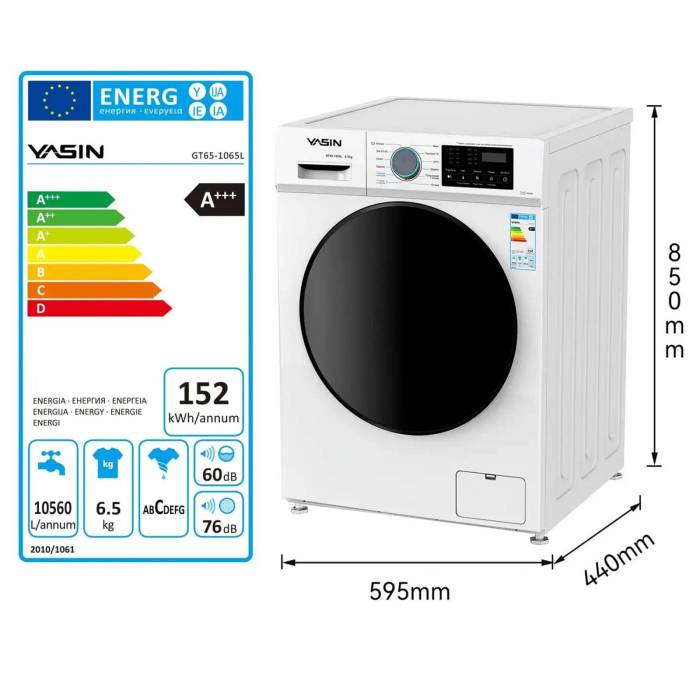 Стиральная машина YASIN GT65-1065L