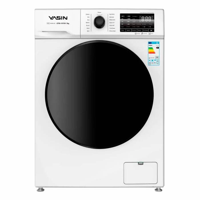 YASIN GT90-1019W — быстрая, чистая и безопасная стирка с интеллектуальным управлением, купить в Кыргызстане