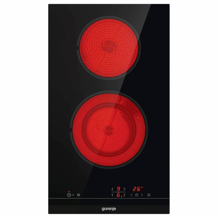 Gorenje ECT322BCSC — стильная стеклокерамическая варочная панель на 2 конфорки, заказать в Бишкеке