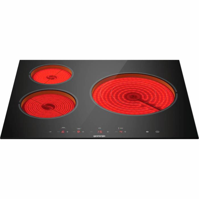 Gorenje ECT63ASC — варочная панель с индикатором остаточного тепла для безопасного использования, заказать онлайн в Бишкеке
