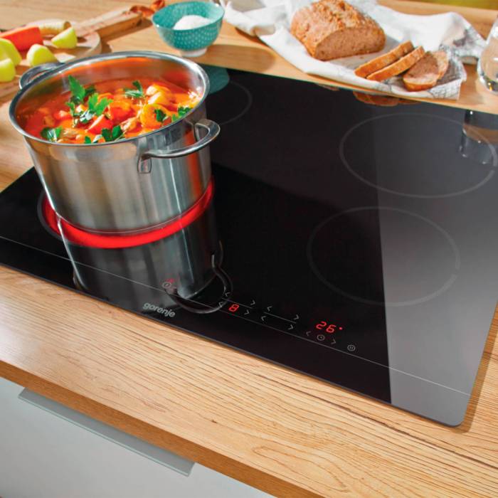 Gorenje ECT641BCSC — варочная панель с блокировкой от детей и звуковым оповещением, заказать онлайн в Бишкеке
