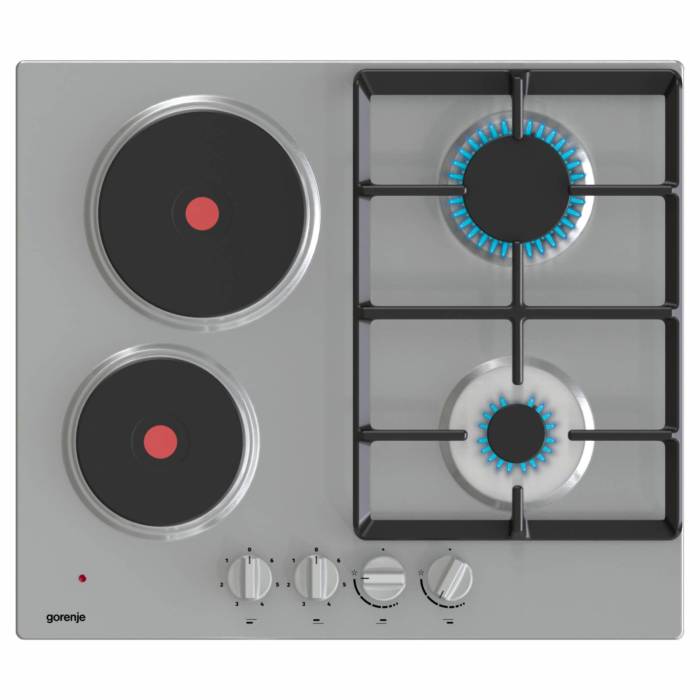 Gorenje GE690X — комбинированная варочная панель 2 на 2, заказать в Бишкеке