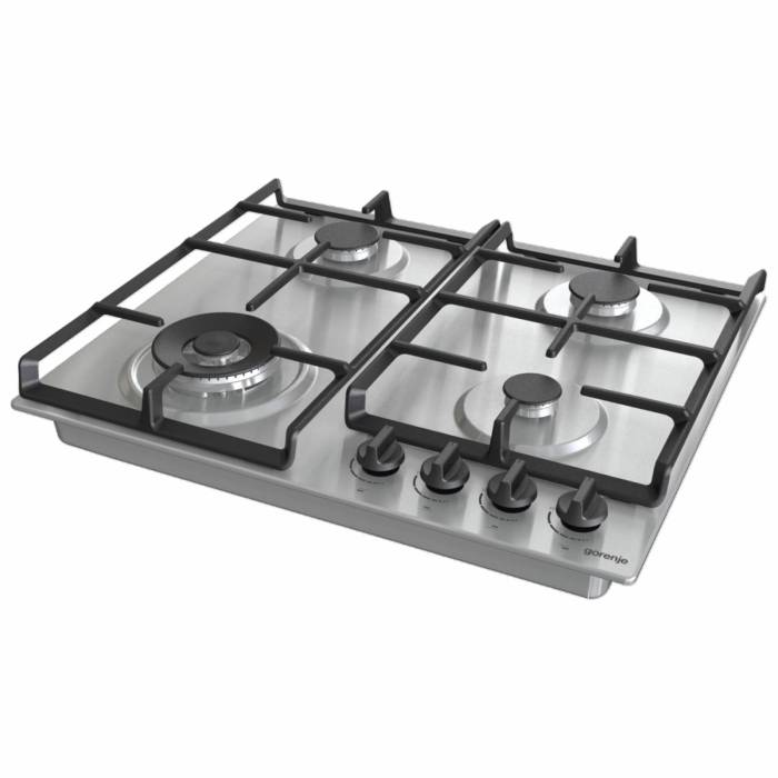 Gorenje GW641EBX — газовая варочная панель из нержавейки, купить в Бишкеке с доставкой