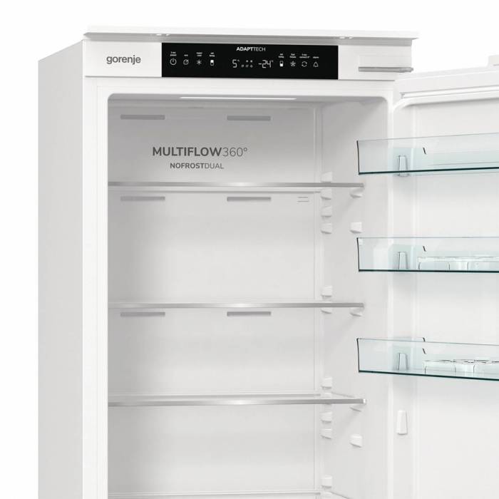 Холодильник Gorenje NRKI5191 — управление через электронную панель и цифровой дисплей, заказать в Бишкеке