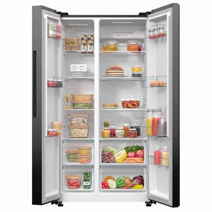 Gorenje NRR9185EABXL — морозильное отделение 223 л и холодильное 368 л, цена в Кыргызстане.