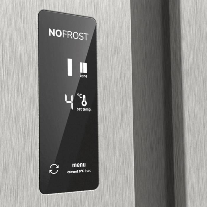 Gorenje NRR9185EAXL — вместительный холодильник с ледогенератором и системой MultiFlow360, купить с доставкой.