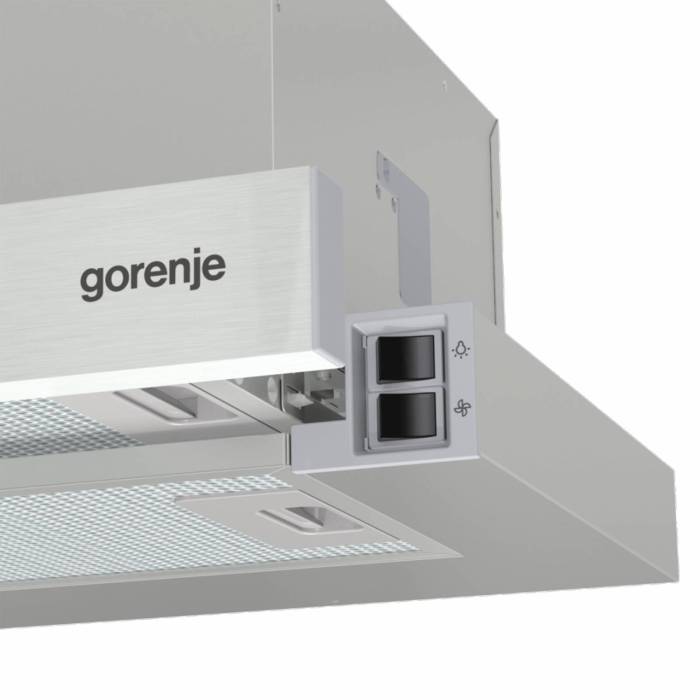 Вытяжка Gorenje TH606E4X — антивозвратный клапан предотвращает обратное поступление воздуха