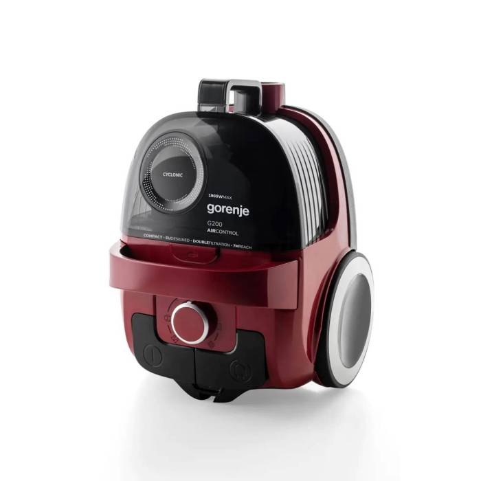 Gorenje VC1901G2ACR — сухая уборка, телескопическая трубка, резиновые колеса, доставка Onbir.kg