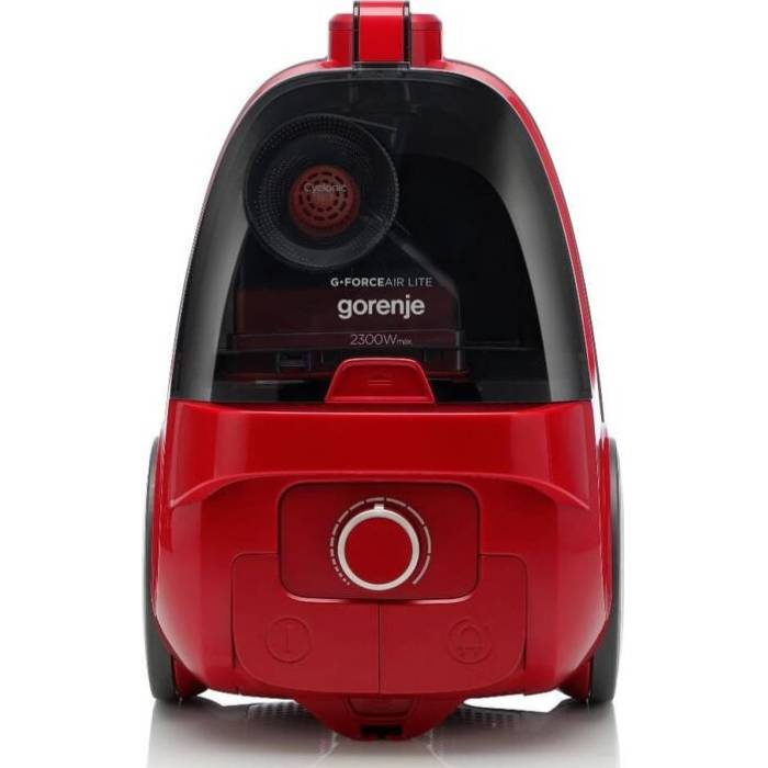 Gorenje VC2302GALRCY — красный пылесос 2300 Вт, 3,3 л, HEPA, купить Onbir.kg
