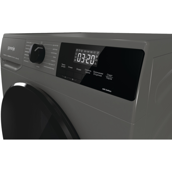 Gorenje W2D2A164ADSS — цифровой дисплей, 15 программ и регулировка температуры для любых типов ткани