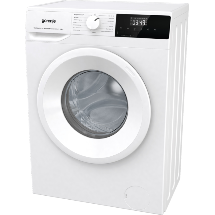 Gorenje WNHPI84AS/R: 8 кг, 1400 об./мин, цифровой дисплей, функция пара. Доставка по регионам Кыргызстана