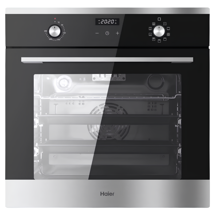 Встраиваемая духовка Haier HOX-P09CGBX, объём 76 л, 9 режимов, сенсорное управление, купить в Бишкеке