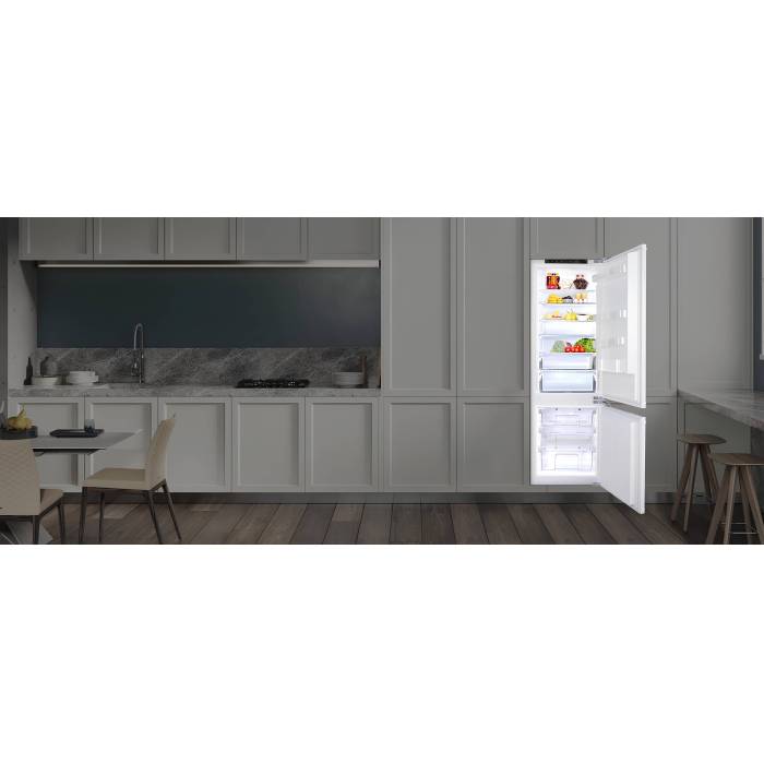 HAIER HRF310WBRU — эффективный встраиваемый холодильник с LED освещением и инверторным компрессором. Доставка по Кыргызстану.
