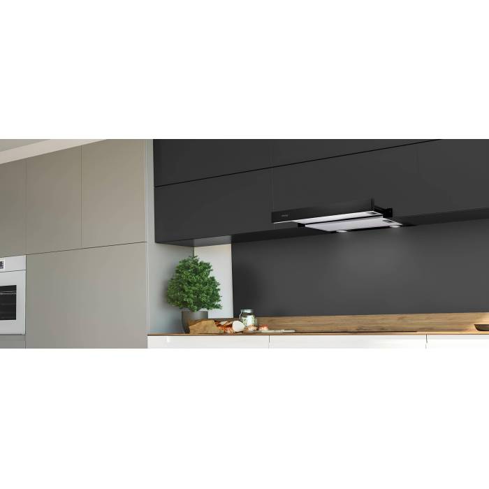 Вытяжка HAIER HVX-T671B, 60 см, 700 м³/ч, телескопический механизм и LED-освещение. Купить с доставкой в Бишкеке