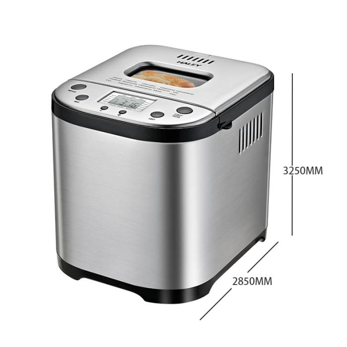 Haley HY-2602 — функция таймера и отложенный старт, удобно для утренней выпечки