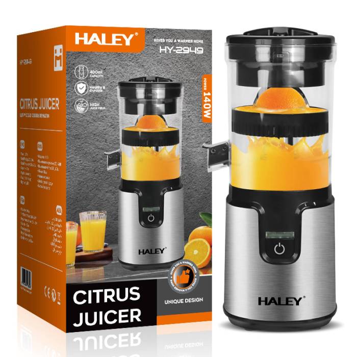 Haley HY-2949 — мини-соковыжималка 160 Вт с USB-зарядкой и корпусом из нержавеющей стали, купить в Бишкеке с доставкой