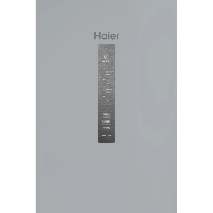 HAIER CEF535ASD: Двухкамерный холодильник с системой Total NoFrost, серебристый, высота 190 см. Купить с доставкой по Кыргызстану