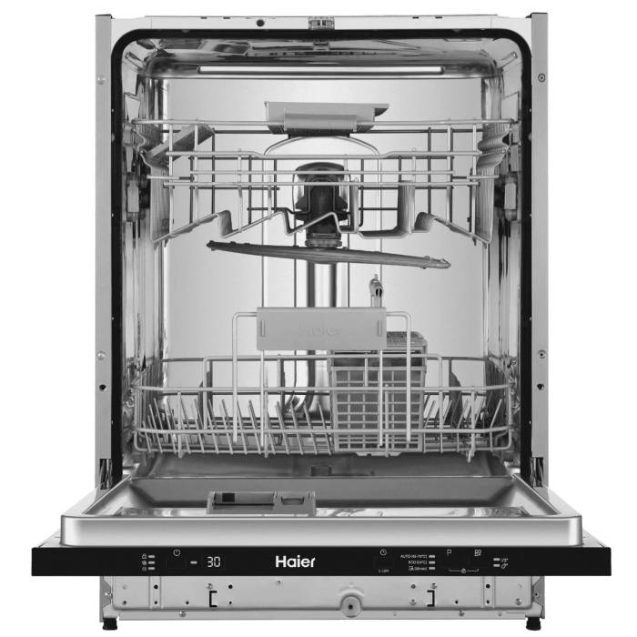 Встраиваемая посудомоечная машина Haier HDWE14-292RU, луч на полу, быстрая мойка. Заказать онлайн в Бишкеке