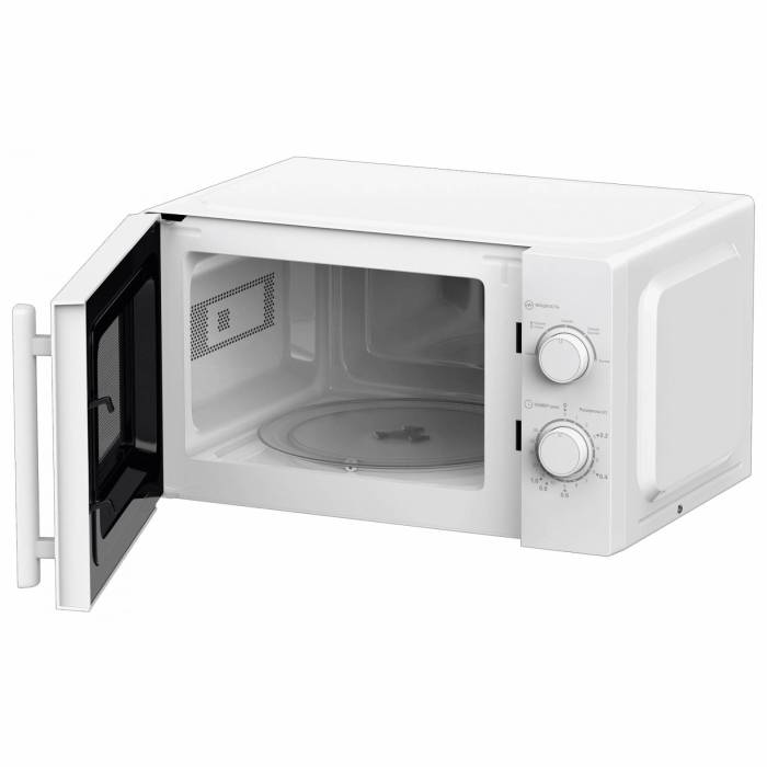 Микроволновая печь Haier HMB-MM207WA — 20 л, белый корпус, галогенное освещение, заказать с доставкой в Бишкеке.