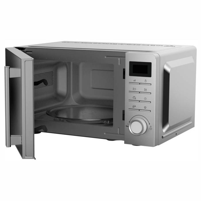 Микроволновая печь Hansa AMGF20E1SH — современная серая модель с объемом камеры 20 л, купить в Бишкеке с доставкой