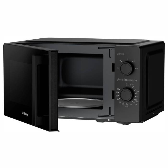 Микроволновая печь Hansa AMMF19M1BH — питание 230–240 В, евровилка, длина кабеля 100 см для удобного подключения