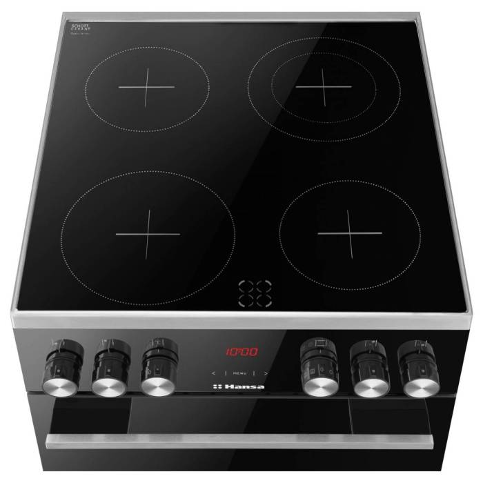 Hansa FCCL59325 — система очистки паром Aqualytic и съёмное стекло дверцы упрощают уход за духовкой