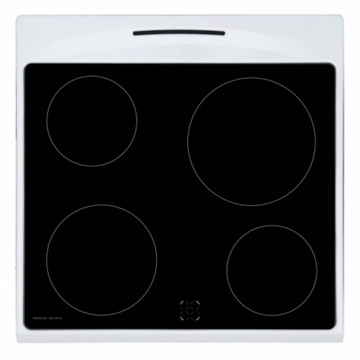 Hansa FCCW68233 — варочная поверхность из прочной стеклокерамики устойчива к царапинам и легко очищается после готовки