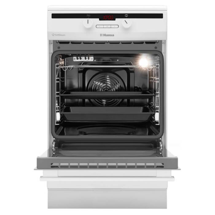 Hansa FCIWS582597 — варочная поверхность с индукционными конфорками обеспечивает быстрый нагрев и точное управление температурой