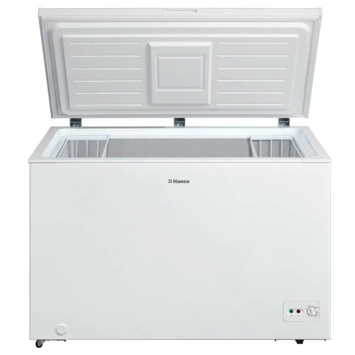 Морозильный ларь Hansa FS3687.3W, объем 362 л, замораживание 17 кг/сутки, встроенный замок, купить с доставкой в Бишкеке